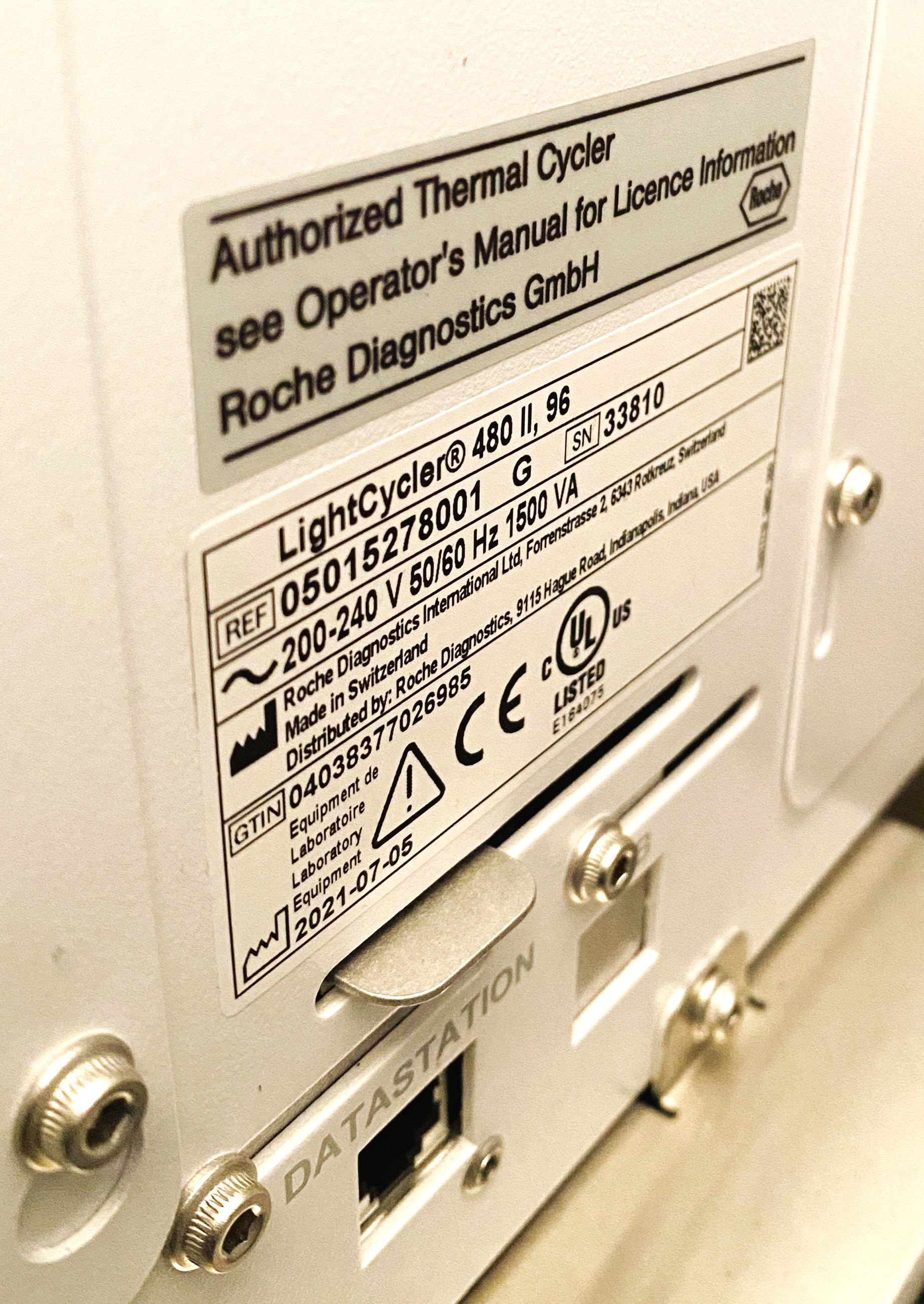 Used Roche LightCycler 480 II 96-Well Real-Time PCR with Computer
