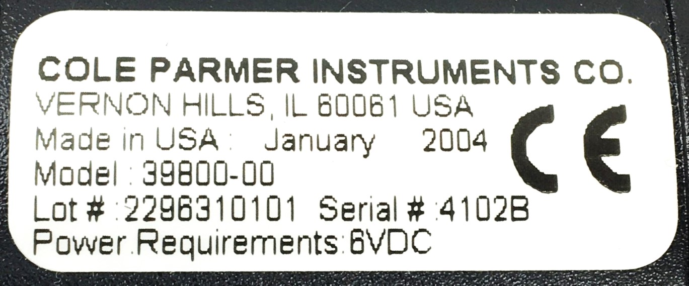 Used Cole-Parmer 39800 Digital Infrared Thermometer