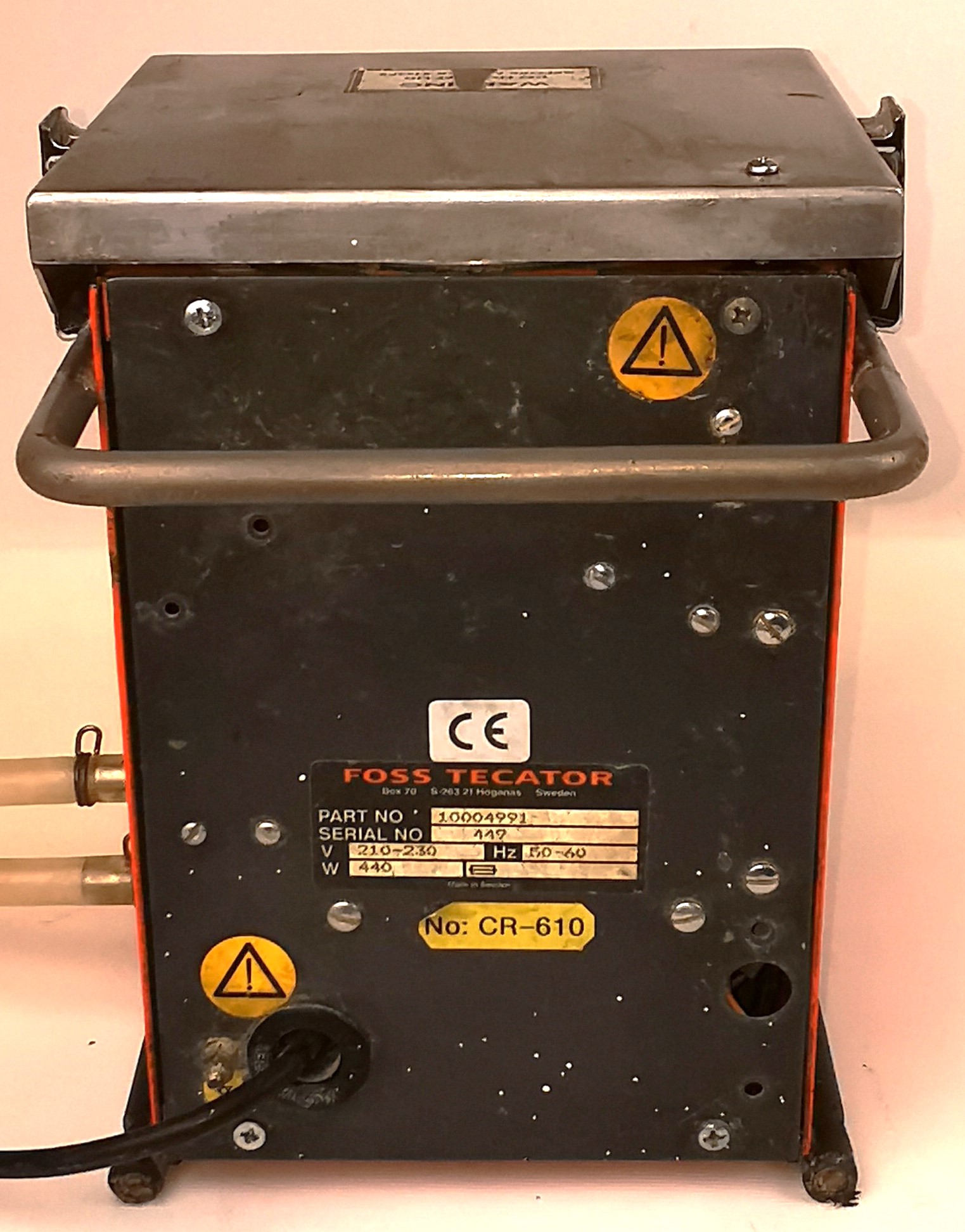 Used Foss Tecator Knifetec 1095 Sample Mill with Autotransformer