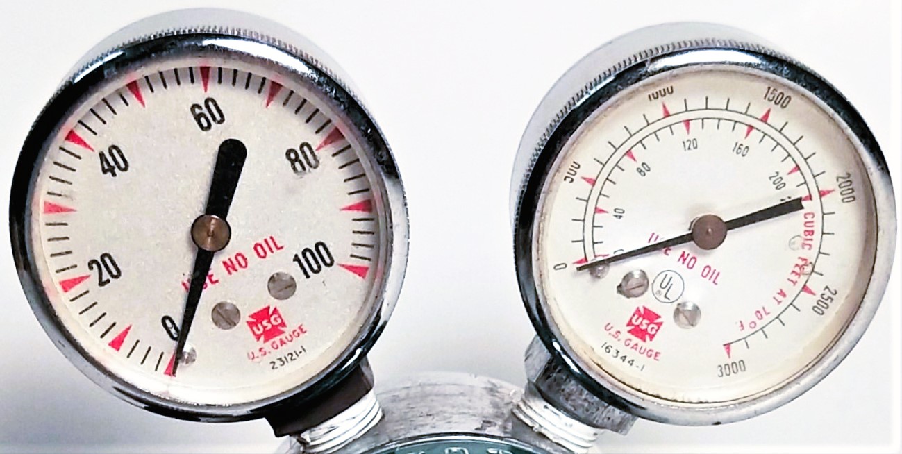 Used Unibraze Single Stage Nitrogen Stainless-Steel Regulator (CGA 502)