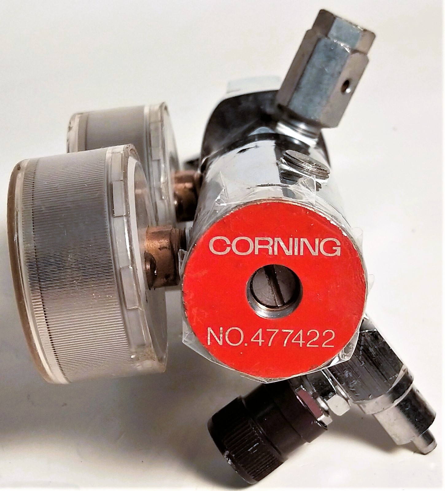 Used Corning 477422 Dual Stage Pressure Regulator