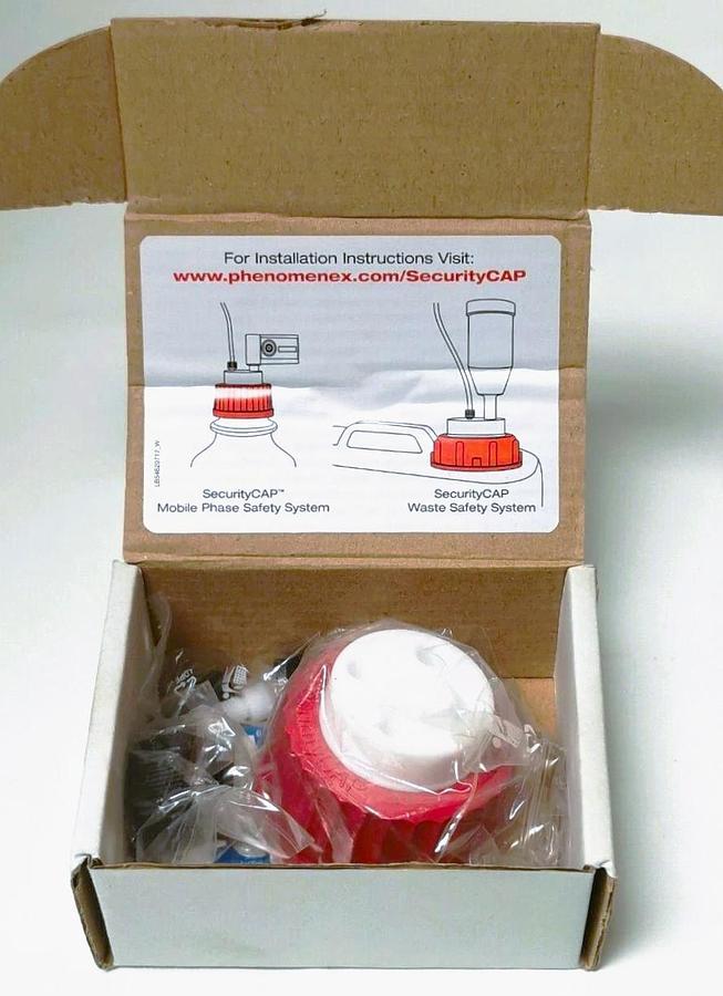 New Open Box Phenomenex SecurityCAP AC2-1445-S Mobile Phase Starter Kit