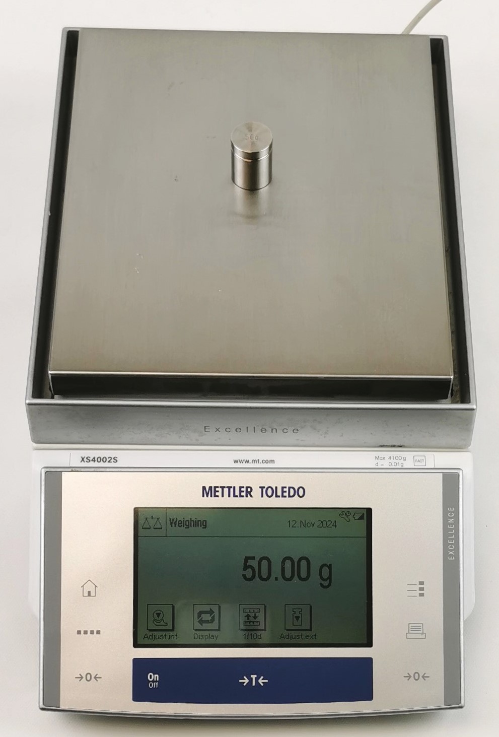 Used Mettler Toledo Excellence XS4002S FACT Top-Loading Balance (4100g x 0.01g)