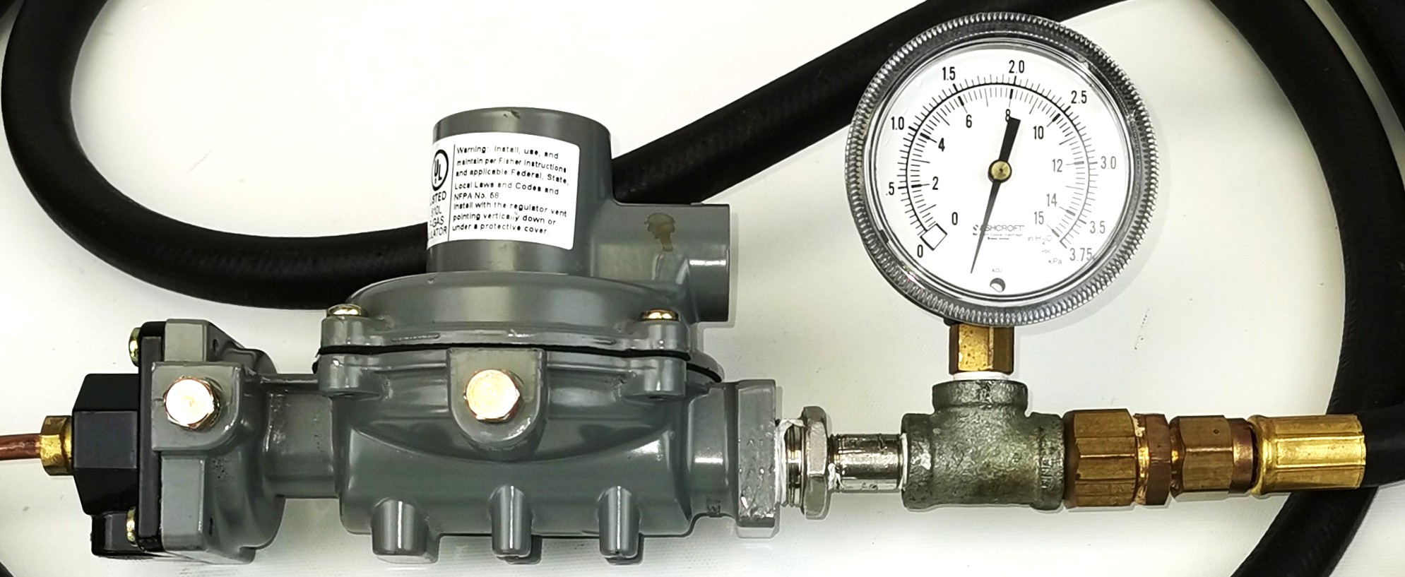 Used Fisher Controls R232-BBF LP-Gas Regulator