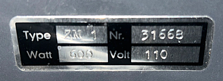 Used Retsch ZM1 Grinding Mill