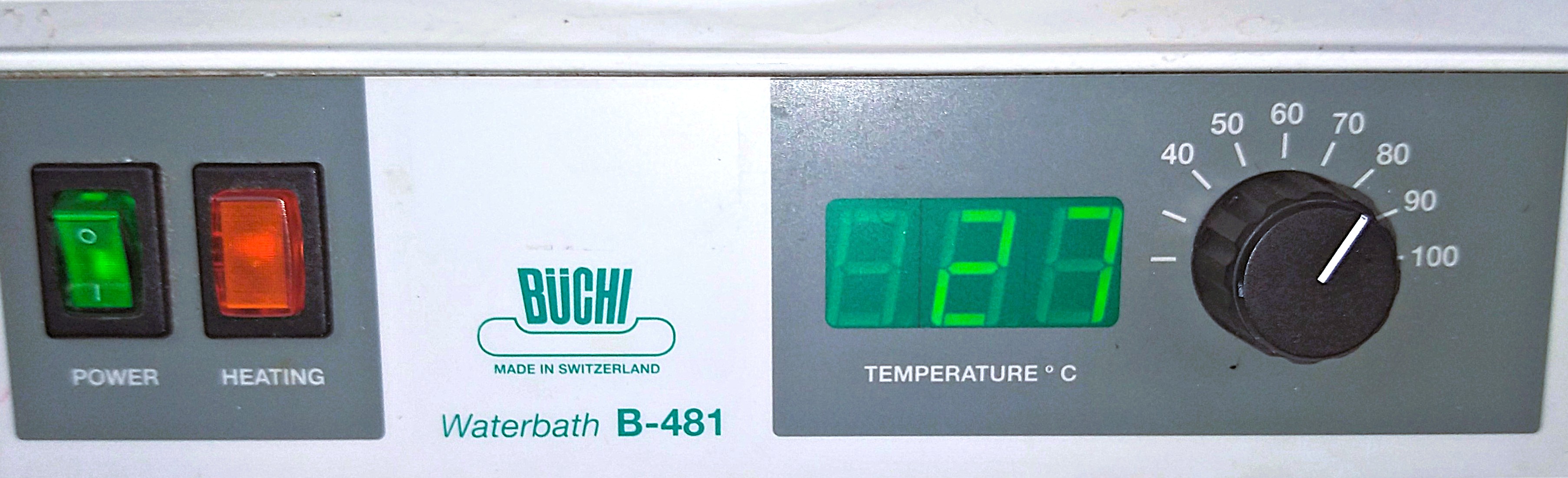 Used Buchi B-481 Digital Heated Water Bath for Rotary Evaporator (5L)