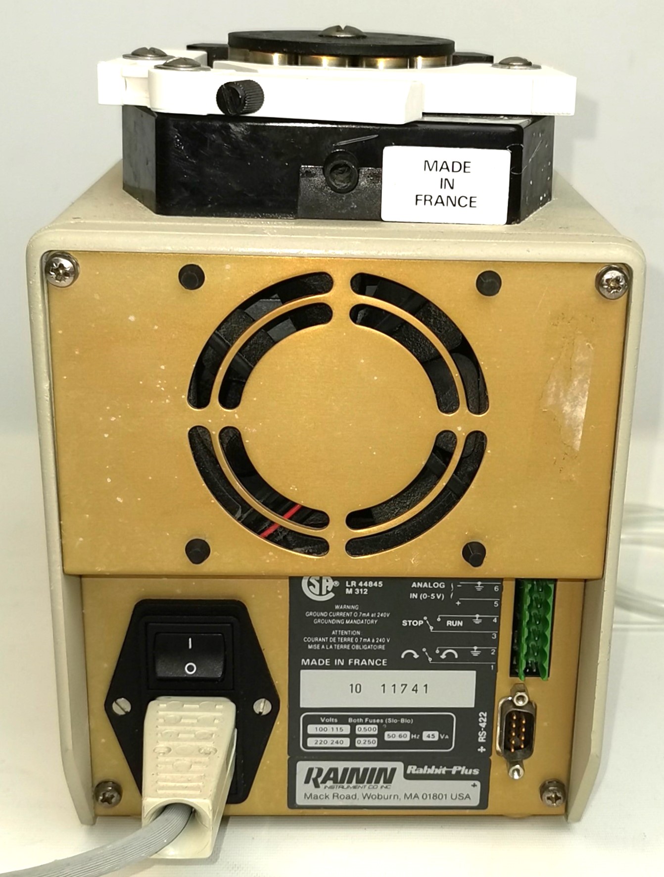 Used Rainin Rabbit-Plus Peristaltic Pump