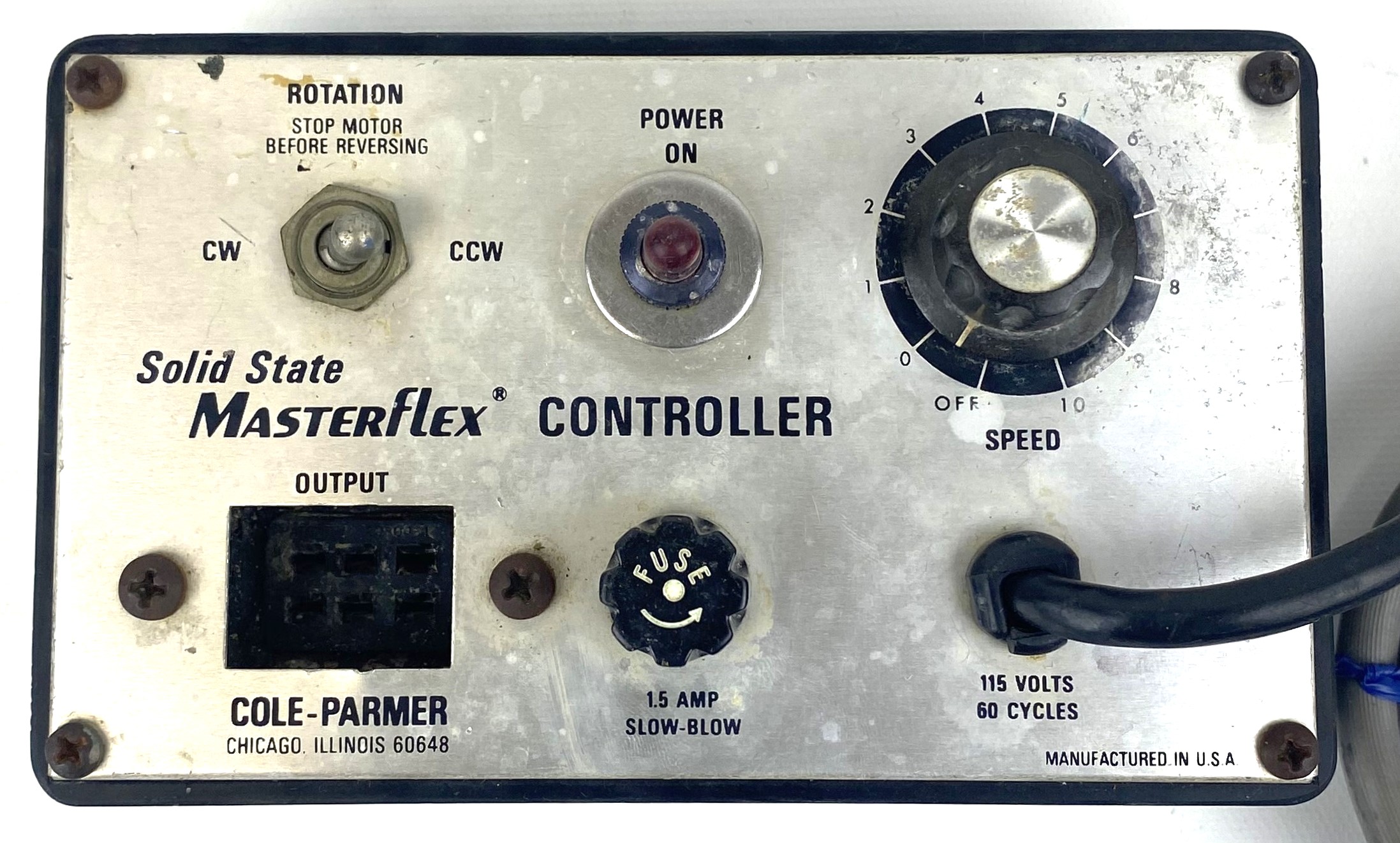 Used Cole-Parmer Masterflex Solid State Speed Control