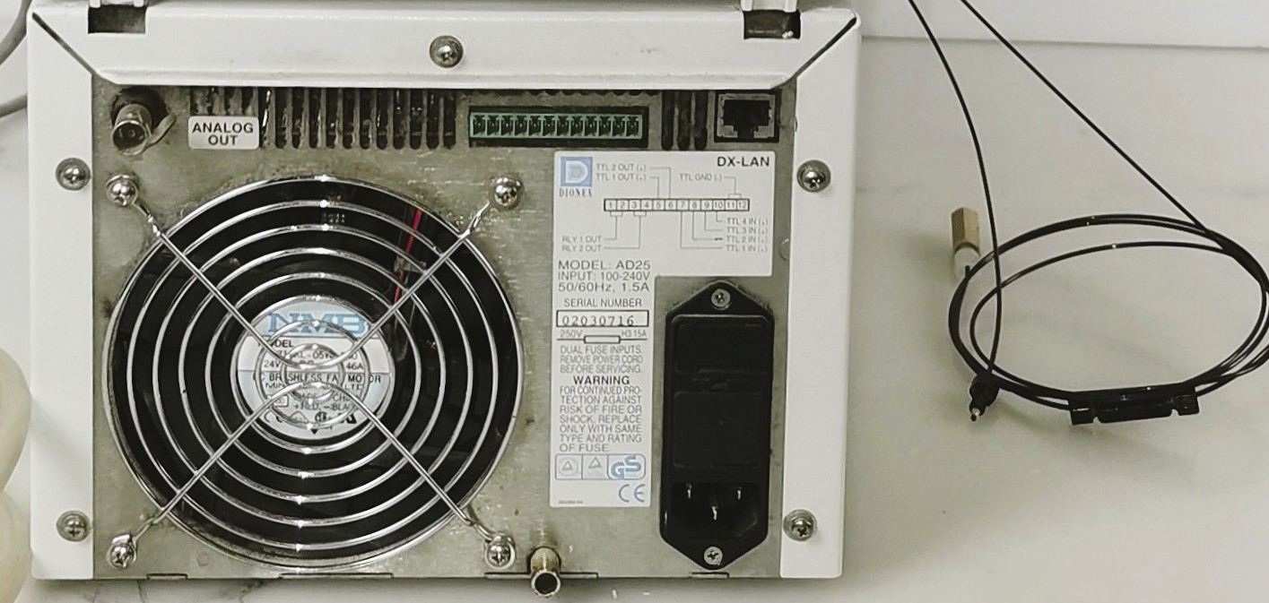 Used Dionex BioLC AD25 Absorbance Detector with DX-LAN