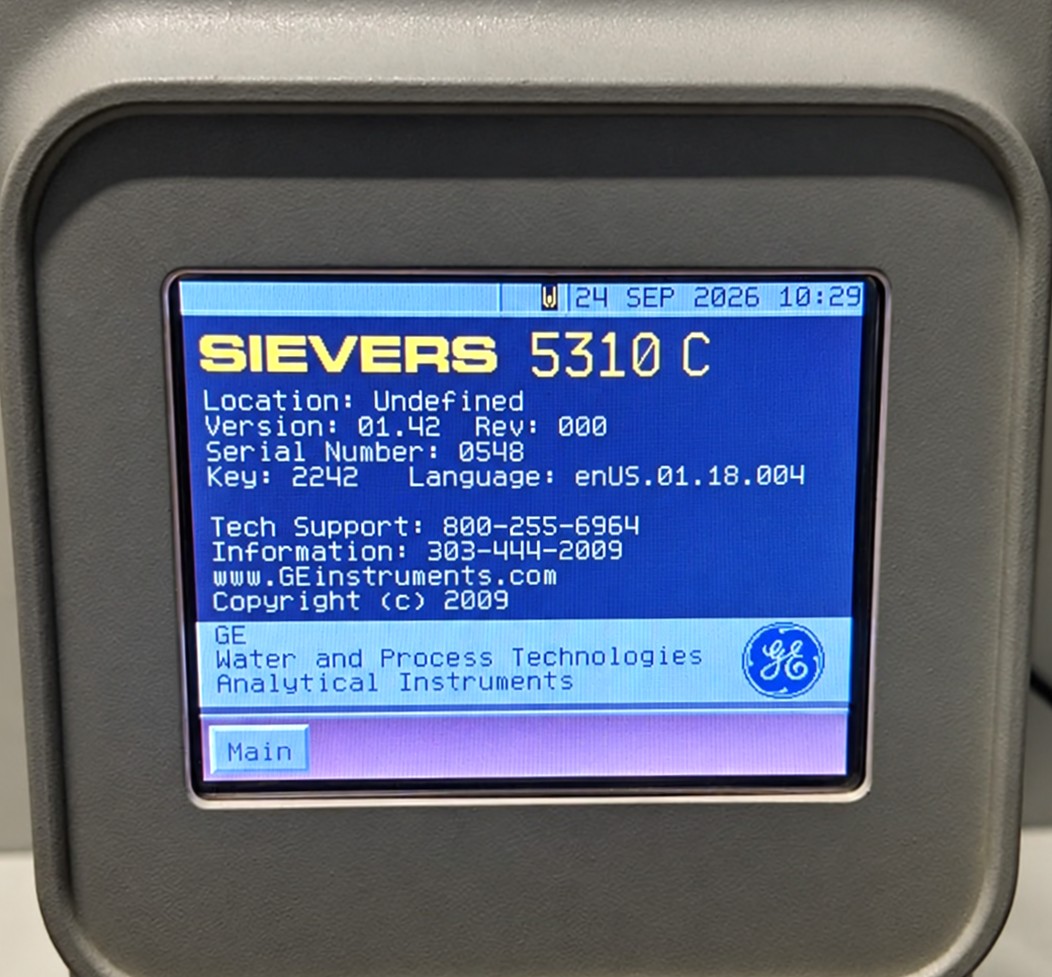 Used Sievers 5310C-900 Total Organic Carbon Analyzer