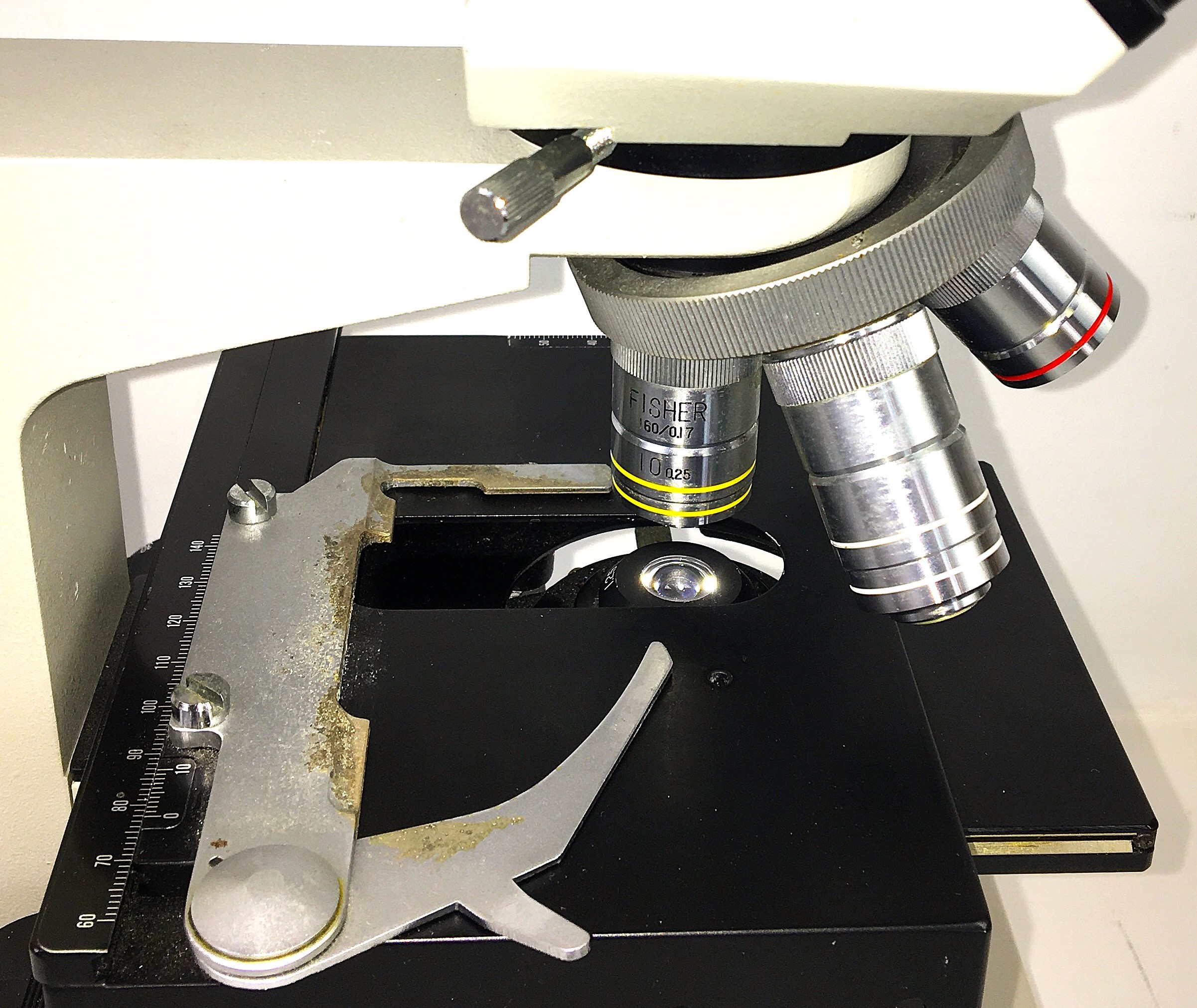 Used Fisher MicroMaster CK Binocular Compound Microscope (100X to 1000X Magnification)