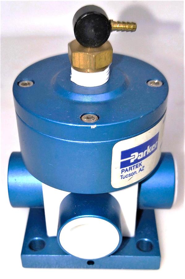 New Open Box Parker PV-2-1344-E Miniature Pneumatic Diaphragm Valve