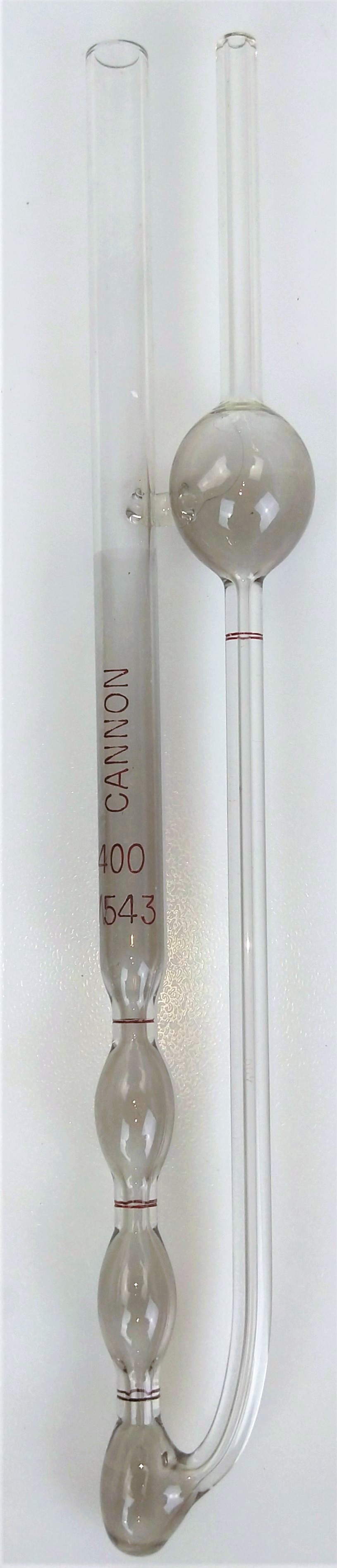 Used Cannon-Fenske CFOC-400 (9721-F74) Certified Opaque Viscometer Tube (Size 400)