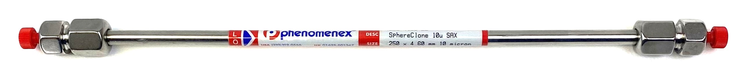 Used Phenomenex SphereClone SAX (00G-4160-E0) LC Column (25 cm × 4.6 mm x 10µm)
