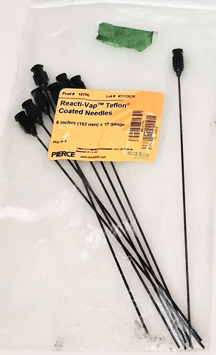 New Open Box Pierce Reacti-Vap 18786 Teflon-Coated Needles for Evaporation Unit (Pack of 9)