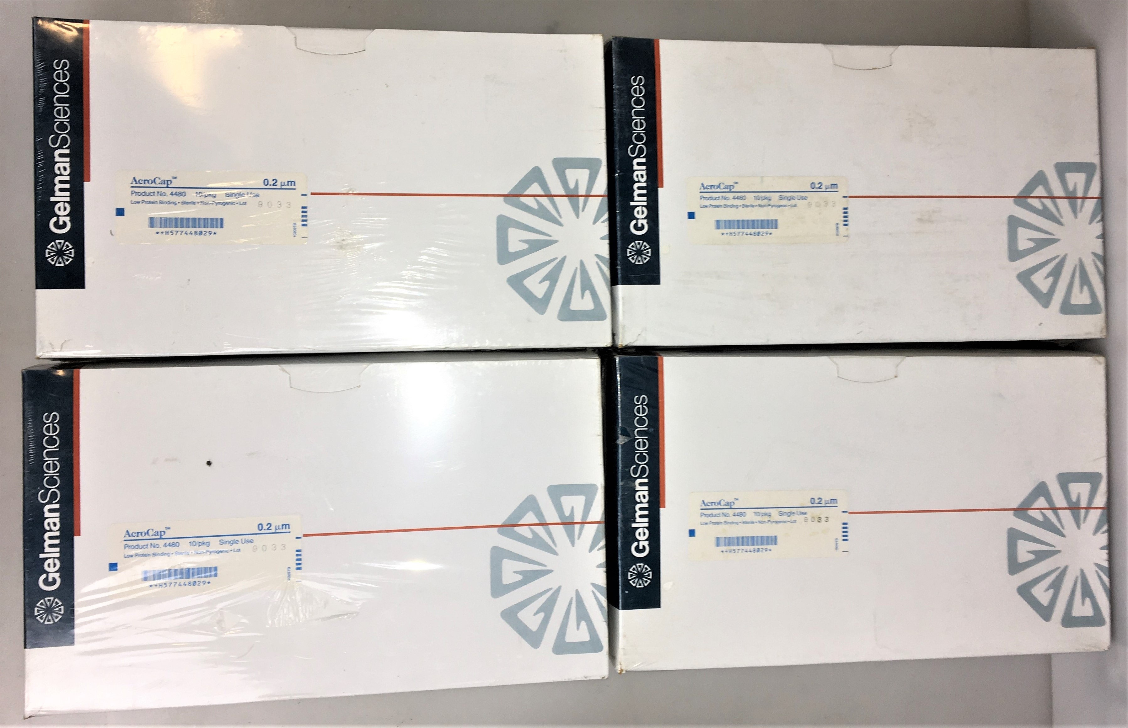 New Open Box Gelman Acrocap 4480 Filter Unit - 0.2 µm (Pack of 10)