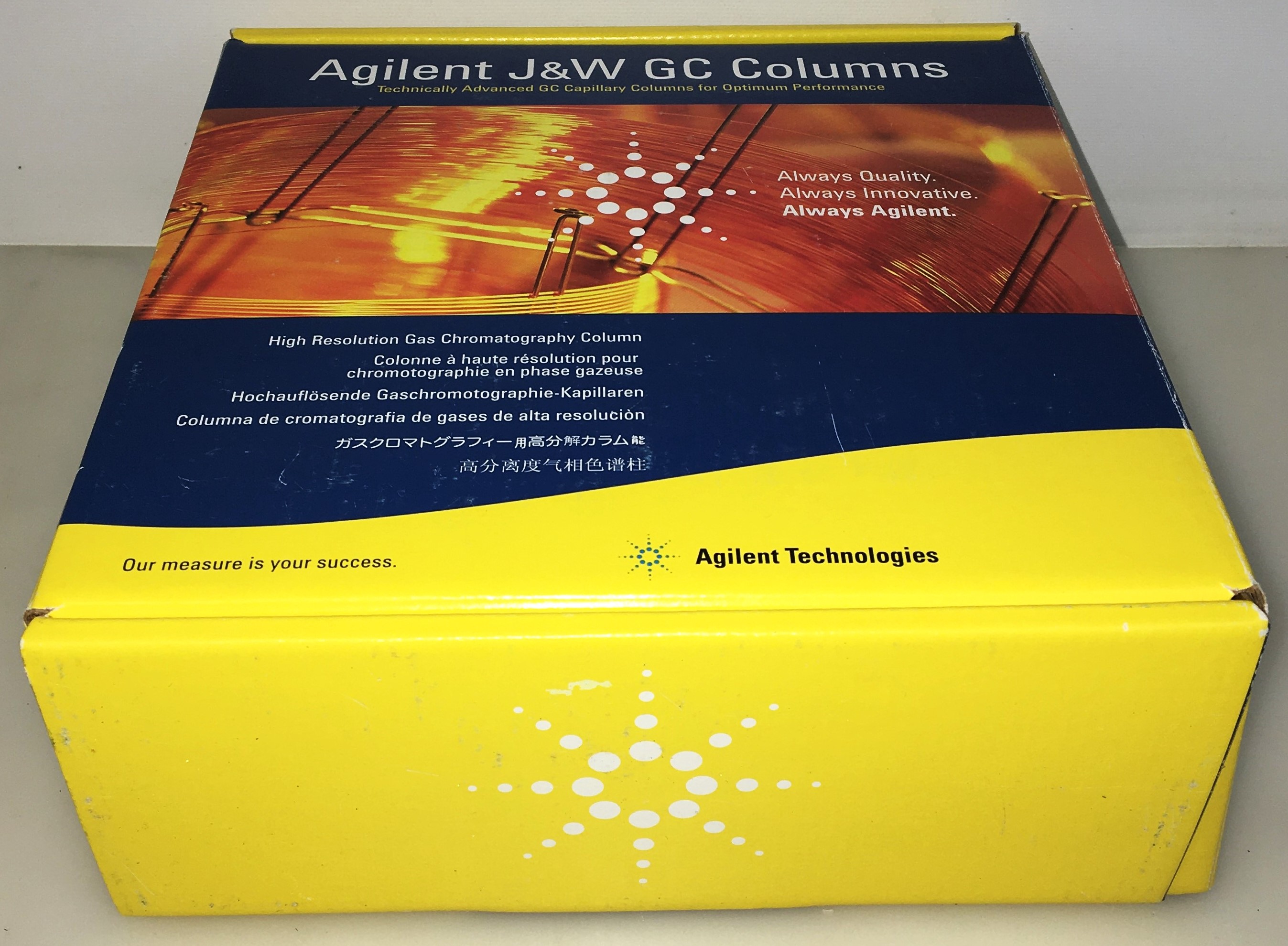 New Open Box Agilent HP-1/SIMDIST (19015Z-221) Capillary Column (15M x 0.53mm x 0.15µm)