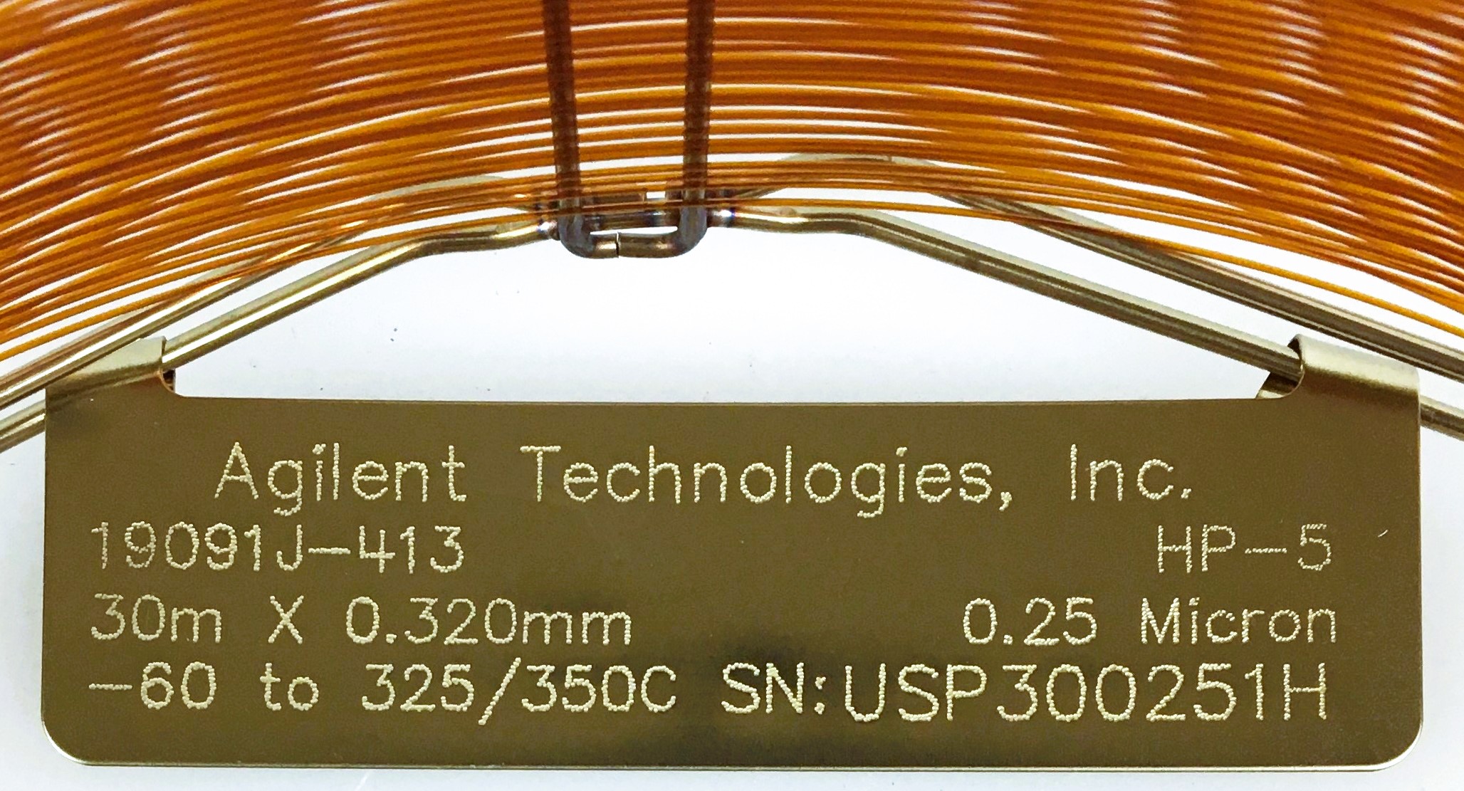 Used Agilent HP-5 (19019J-413) Capillary Column (30M x 0.32mm x 0.25µm)