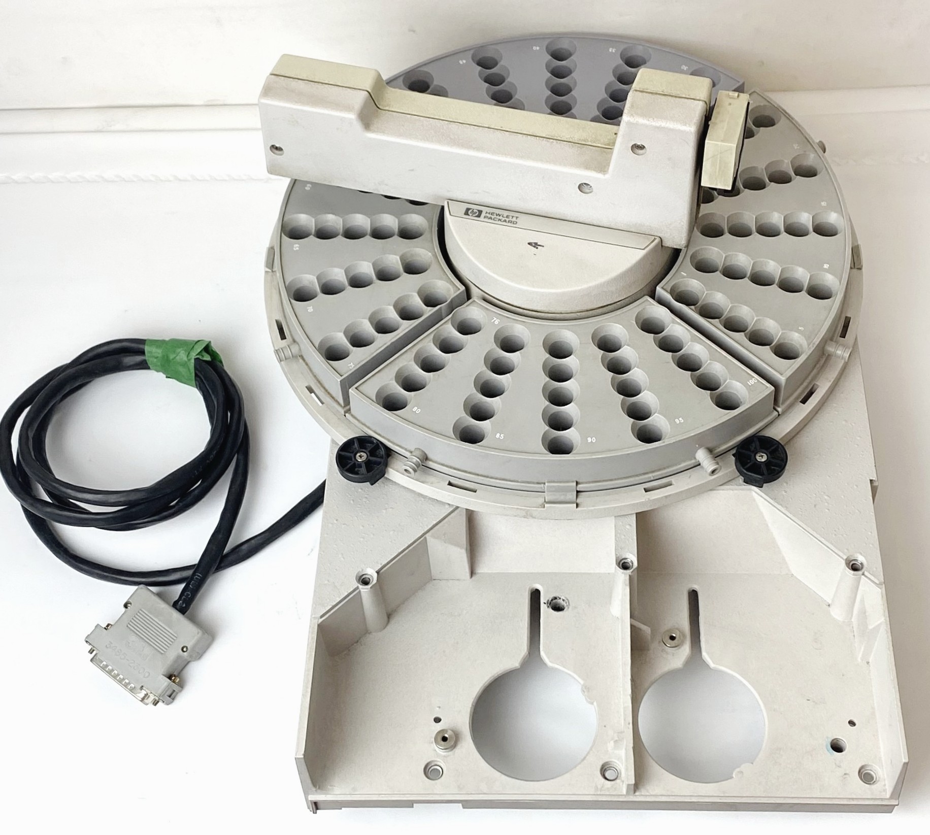 Used Hewlett Packard 18596C  Automatic Liquid Sampler Tray (100-Place)