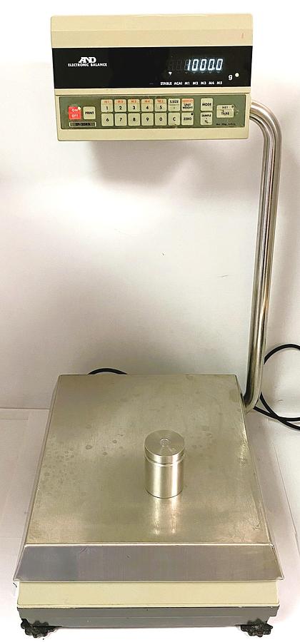 Used A&D EP-20KB Platform Balance (20kg x 0.1g / 44lbs x 0.0005lbs)