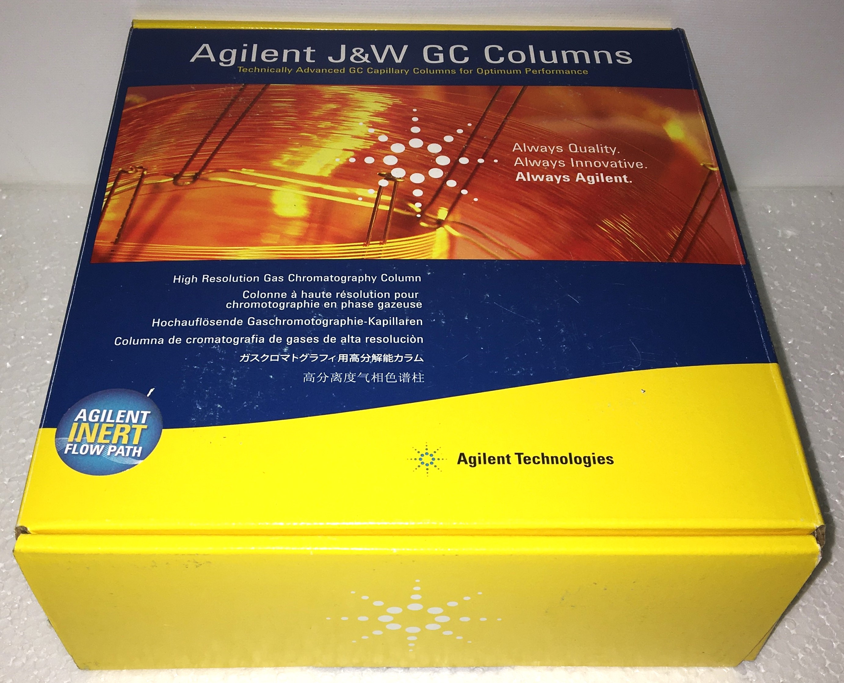 New Open Box Agilent DB-624 (123-1362UI) Capillary Column (60M × 0.25mm x 1.40µm)