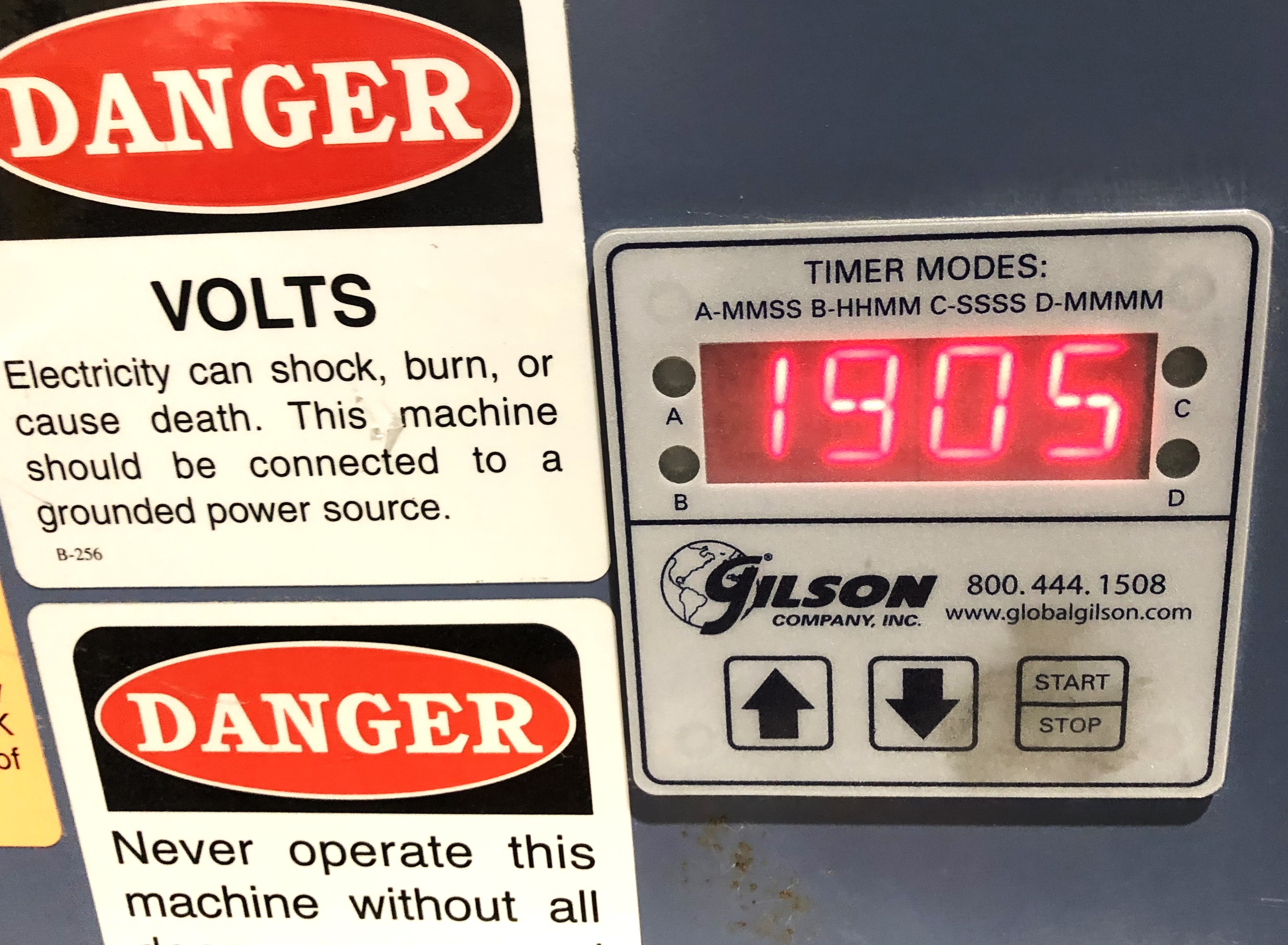 Used Gilson SS-8R Tapping Sieve Shaker