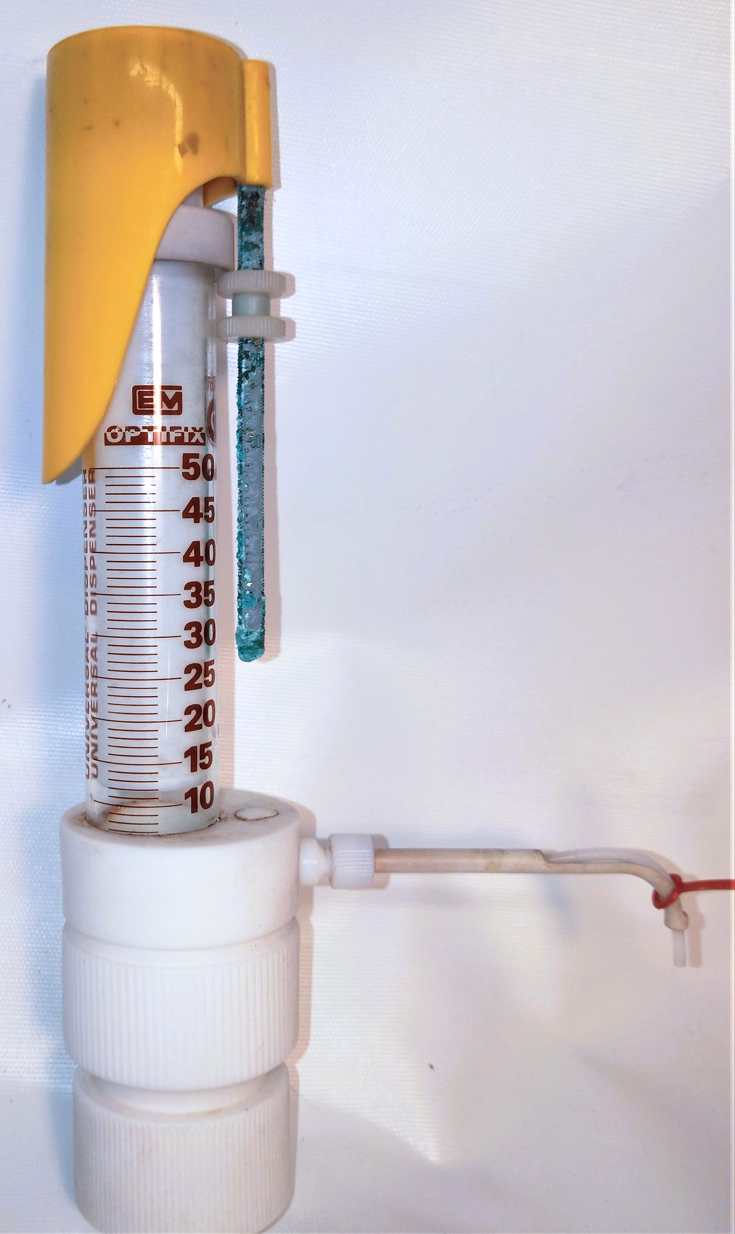 Used MilliporeSigma EM Optifix BASIC 101.080-48 Dispenser (10-50mL)