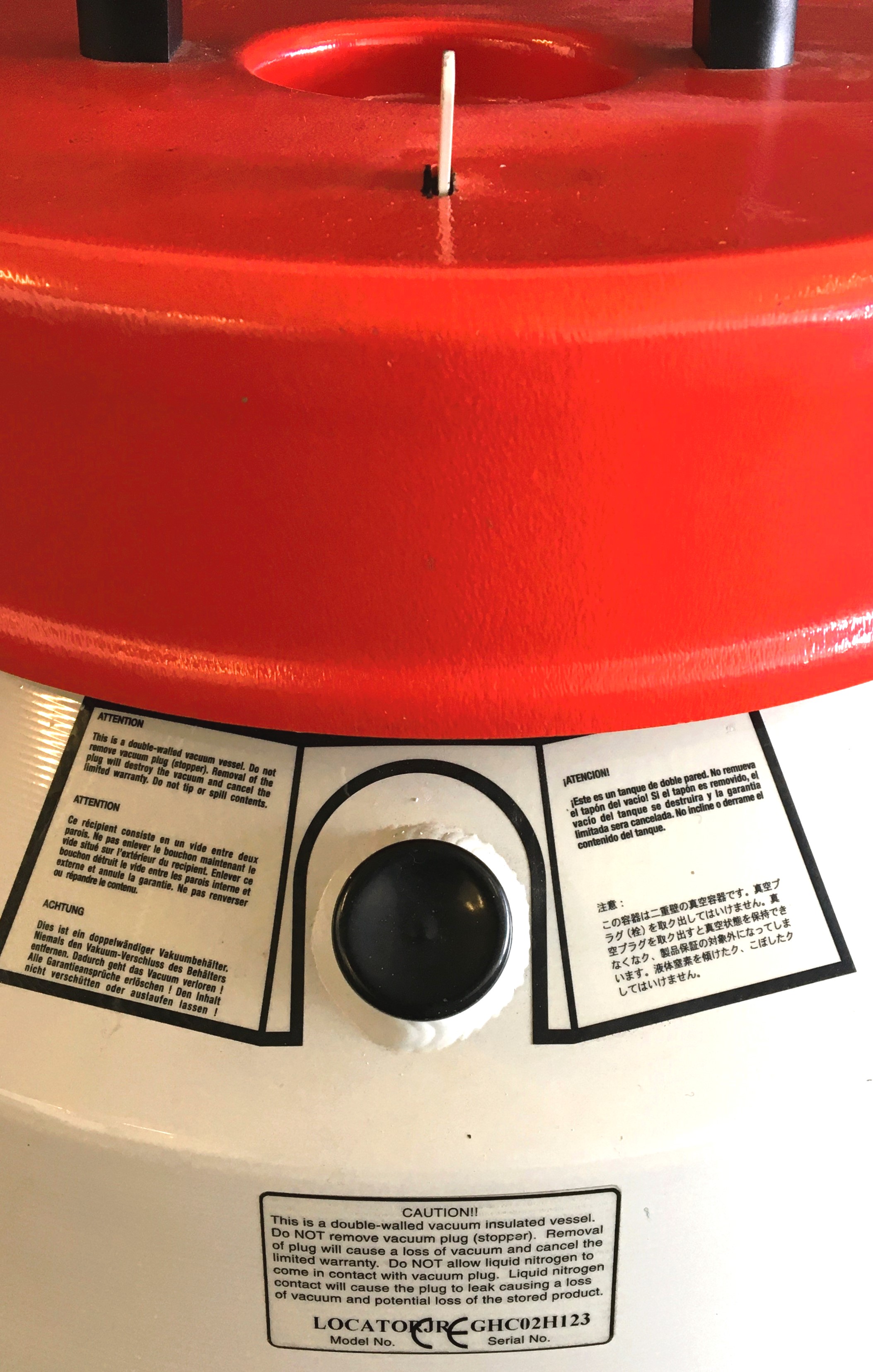 Used Thermolyne Locator Jr Cryogenic Storage System (50L)