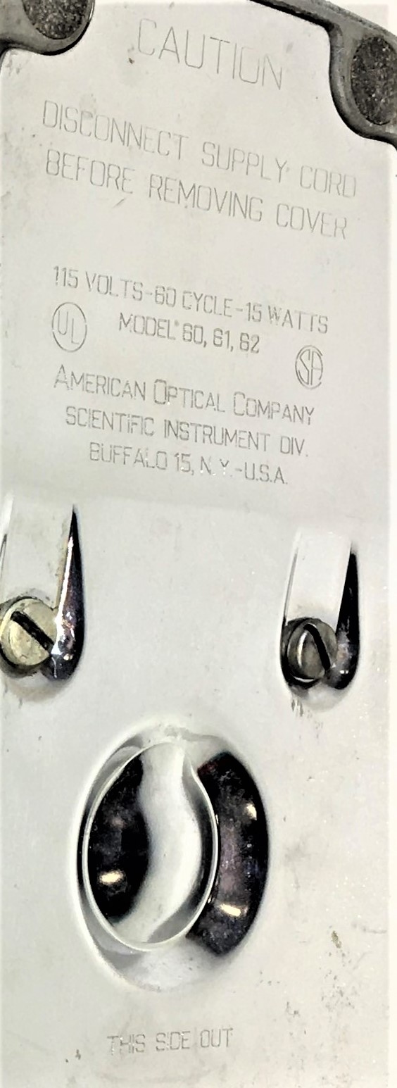 Used American Optical Spencer Sixty Monocular Microscope - 60X to 450X