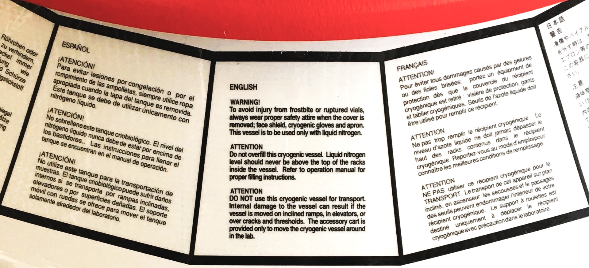 Used Thermolyne Locator Jr Cryogenic Storage System (50L)