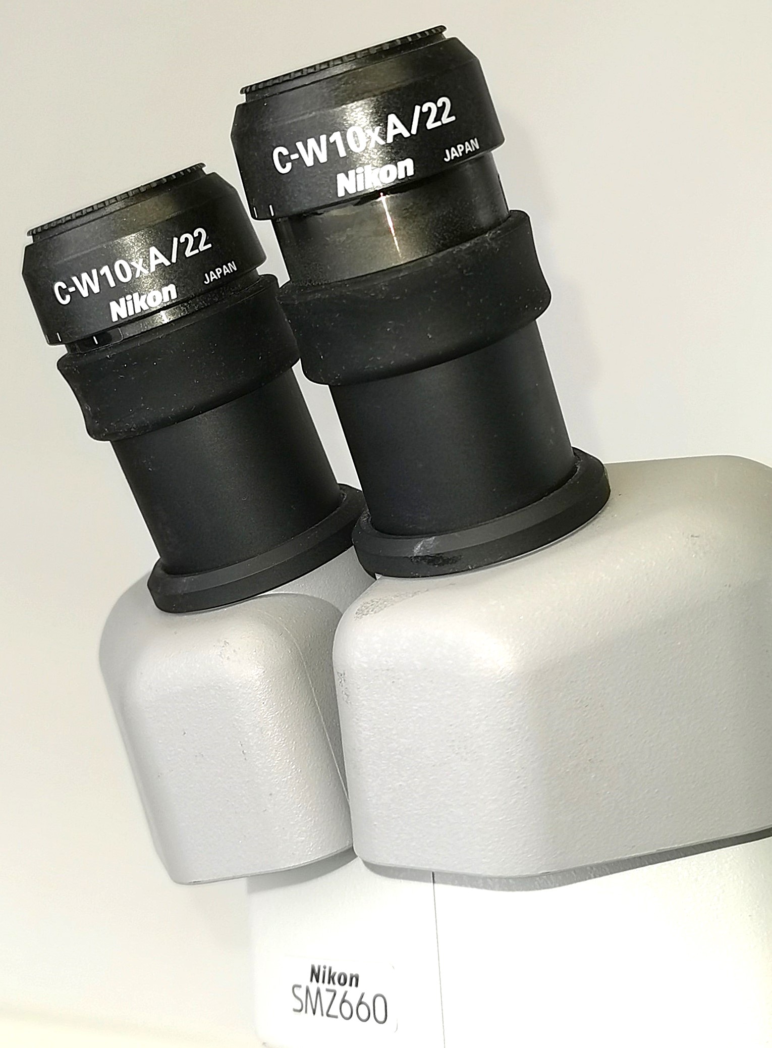 Used Nikon SMZ660 Stereo Zoom Microscope on Boom Stand