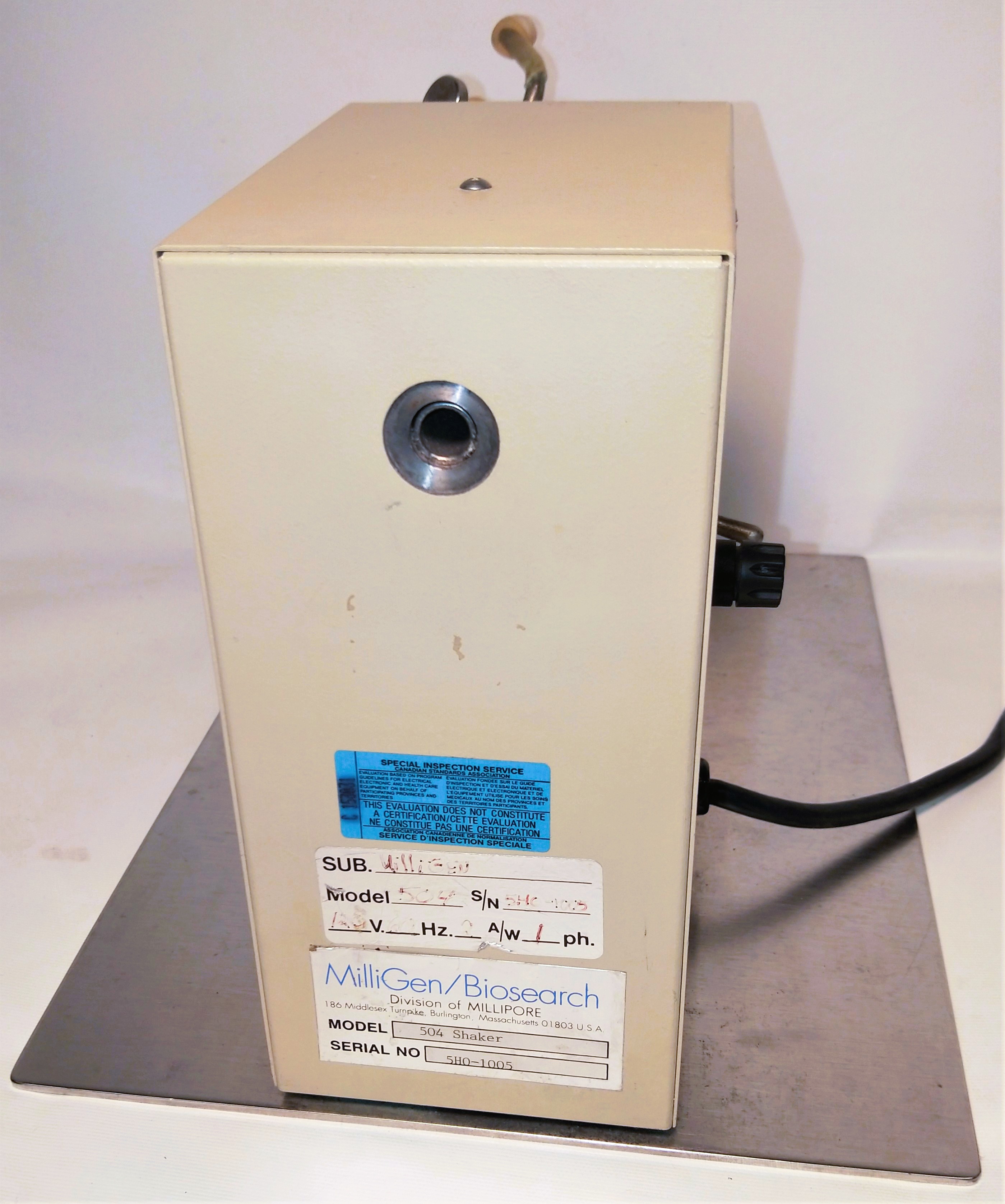 Used Millipore MilliGen 504 Fixed-Speed Wrist-Action Shaker