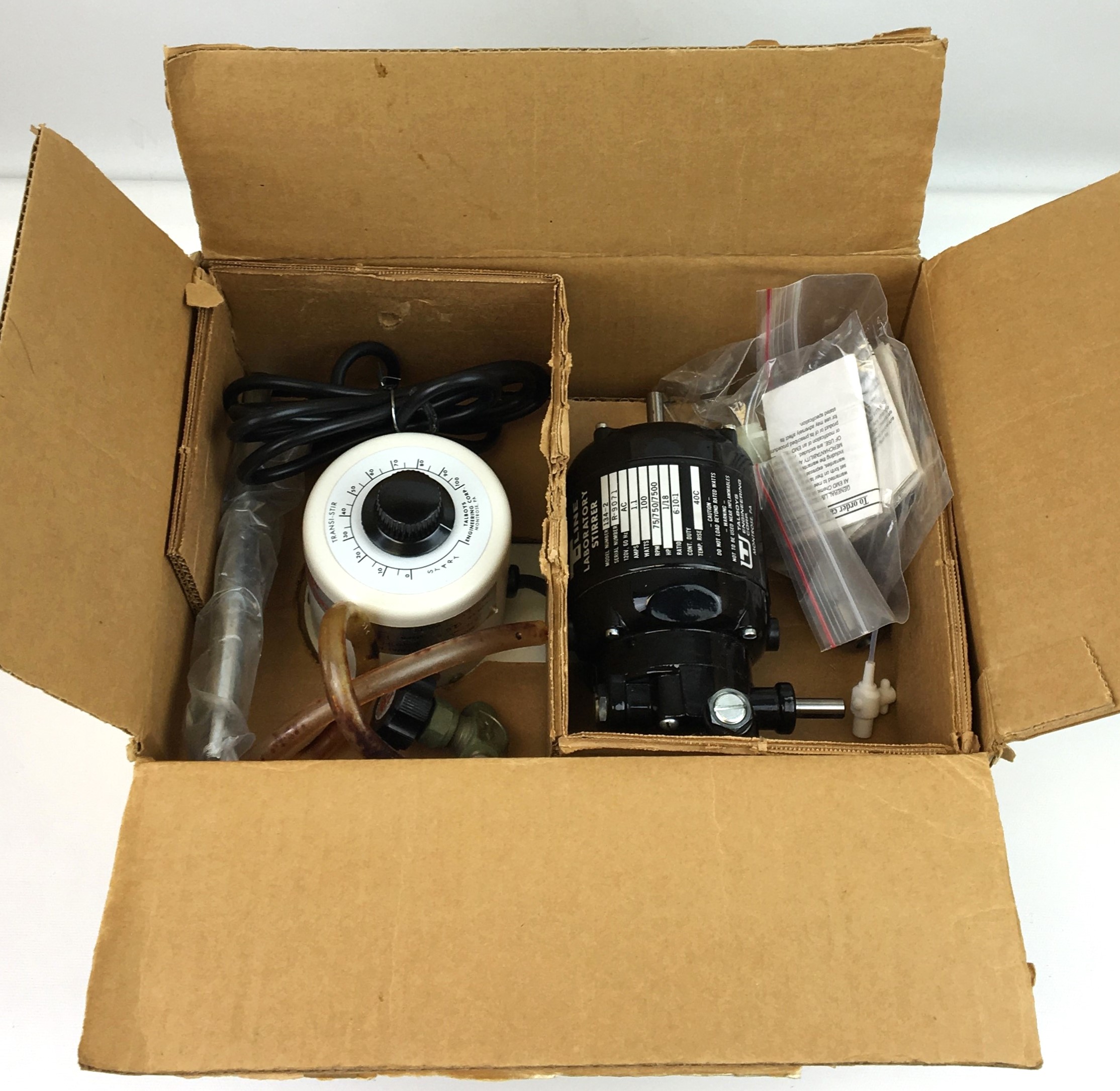 New Open Box Talboys 134-2 Overhead Stirrer with 150 Impeller and Stand