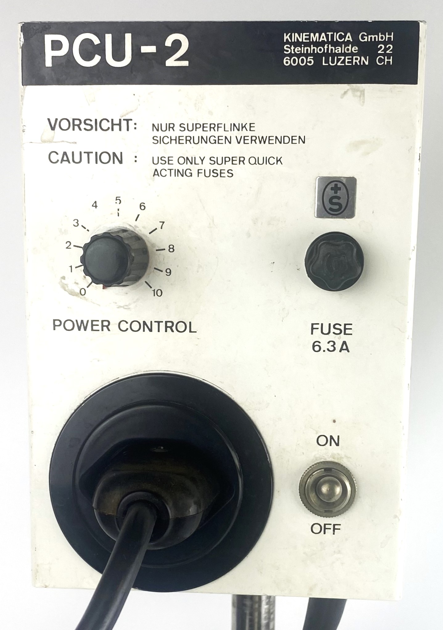 Used Kinematica Polytron PT10-20-3500 Homogenizer with PCU-2 Control and G5-75W Probe