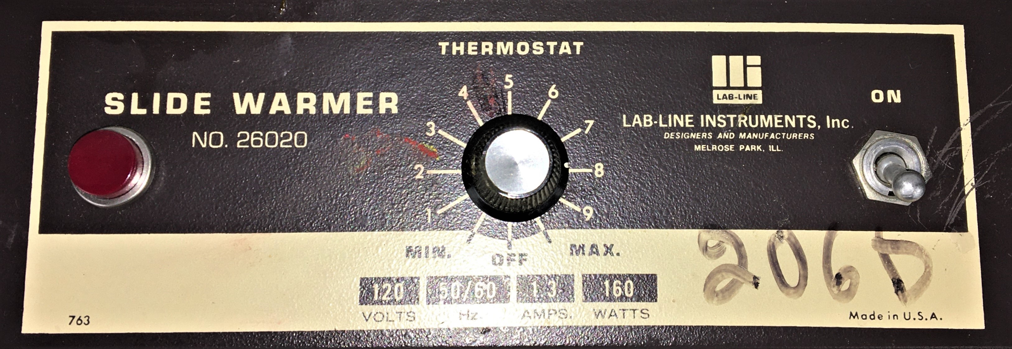 Used Lab-Line 26020 Slide Warmer