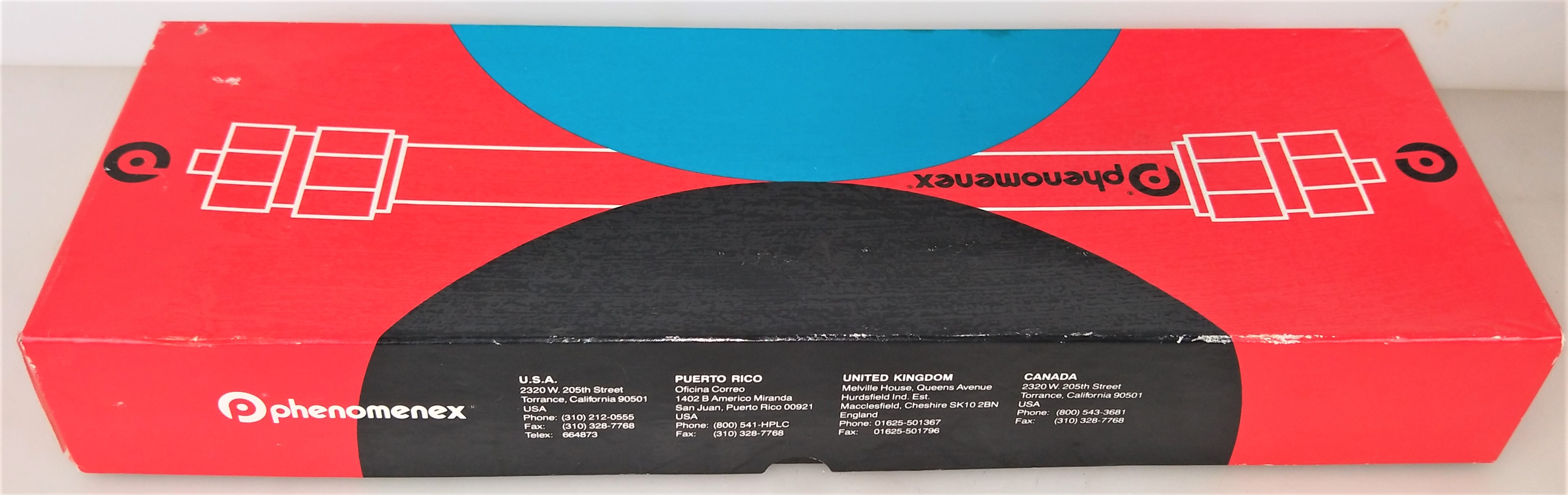 New Open Box Phenomenex Polysep-GFC-P 3000 HPLC Column with 50mm PEEK Guard (300mm x 7.5mm)