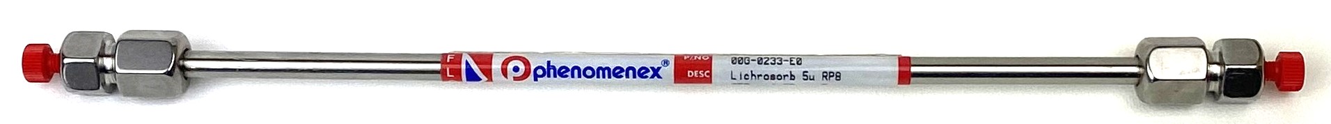 Used Phenomenex Lichrosorb RP8 (00G-0233-E0) LC Column (25 cm × 4.6 mm x 5µm)