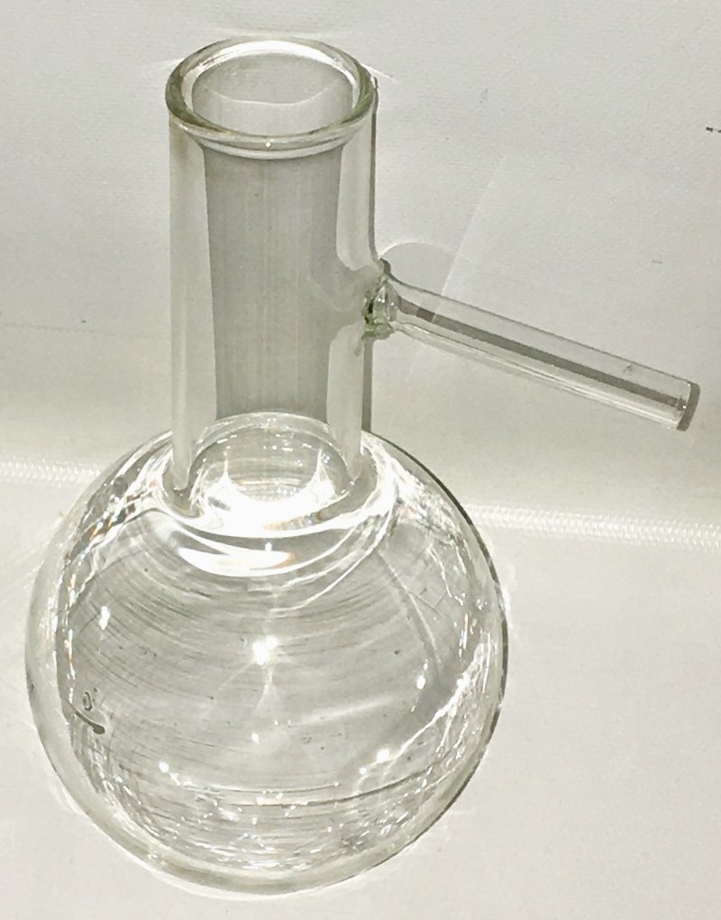 Used Corning PYREX 4680-200mL Barrett Distilling Flask with Sidearm