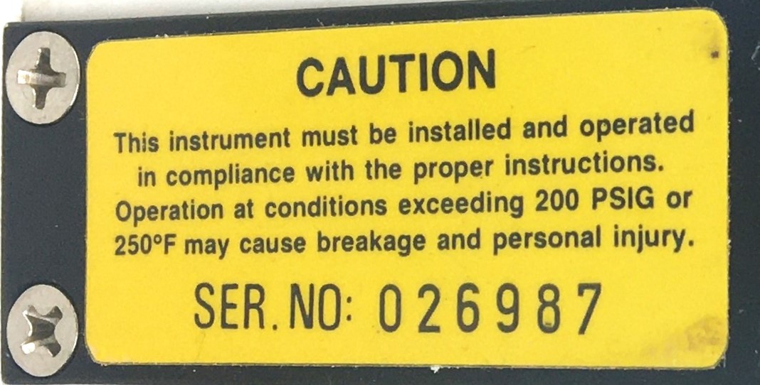 New Open Box Cole-Parmer (and Equivalent) Variable Area Flow Meter (0-150mm)