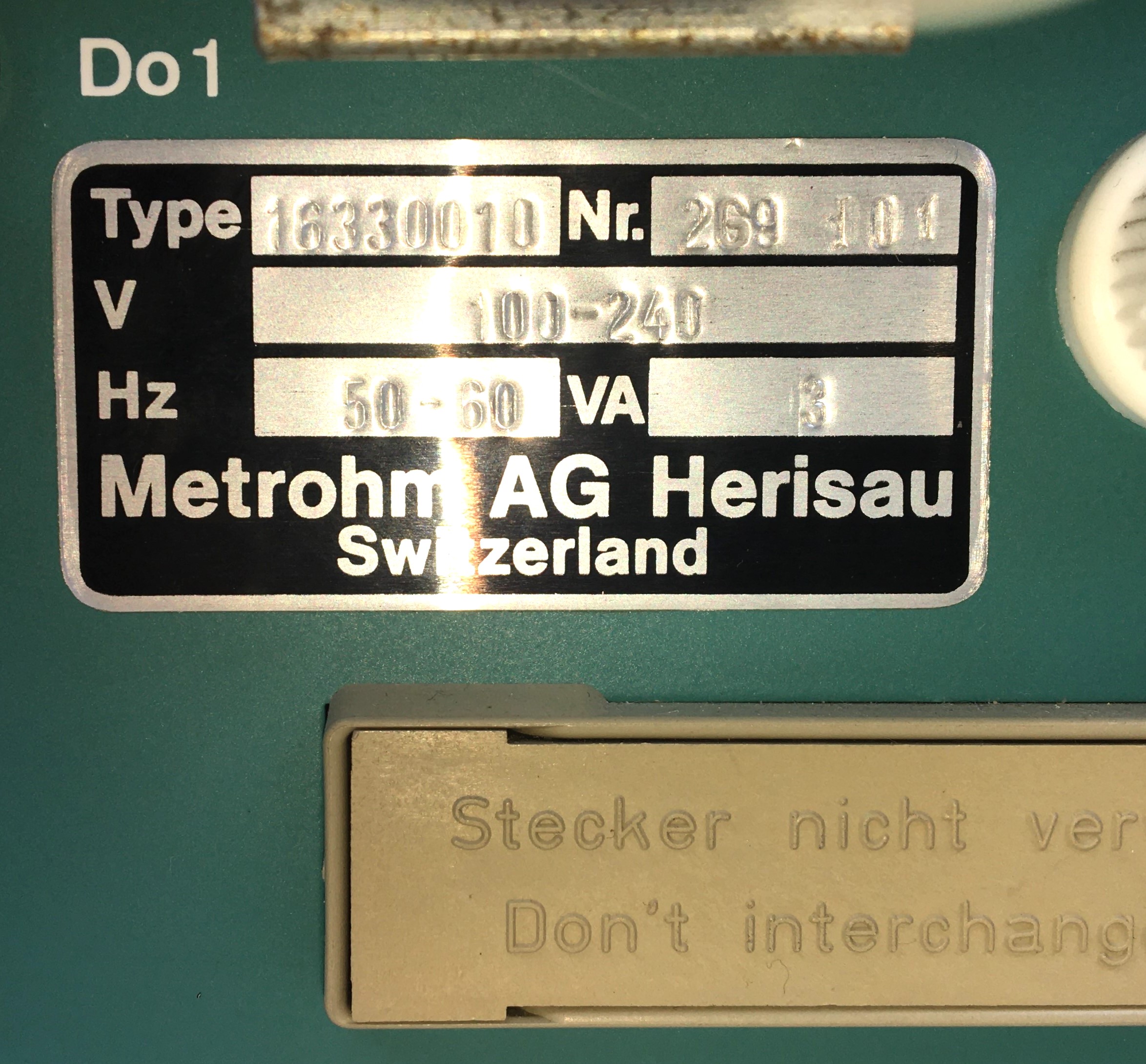 Used Metrohm 645 Multi-Dosimat/633 Automat Karl Fischer Titrator