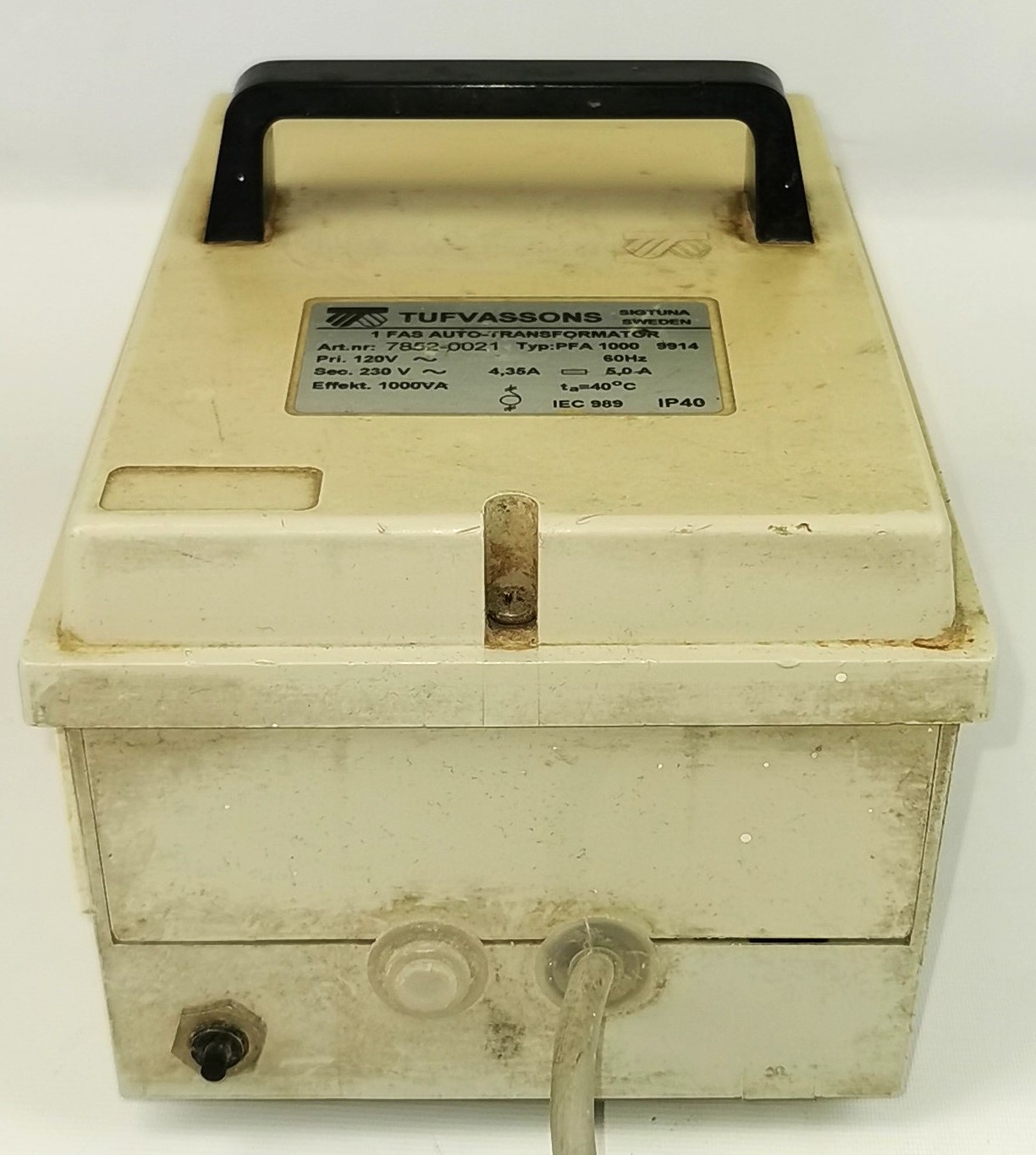 Used Foss Tecator Knifetec 1095 Sample Mill with Autotransformer