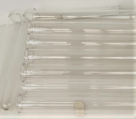 Used Glass Round-Bottom Tubes - 4 cm x 30cm (Pack of 16)