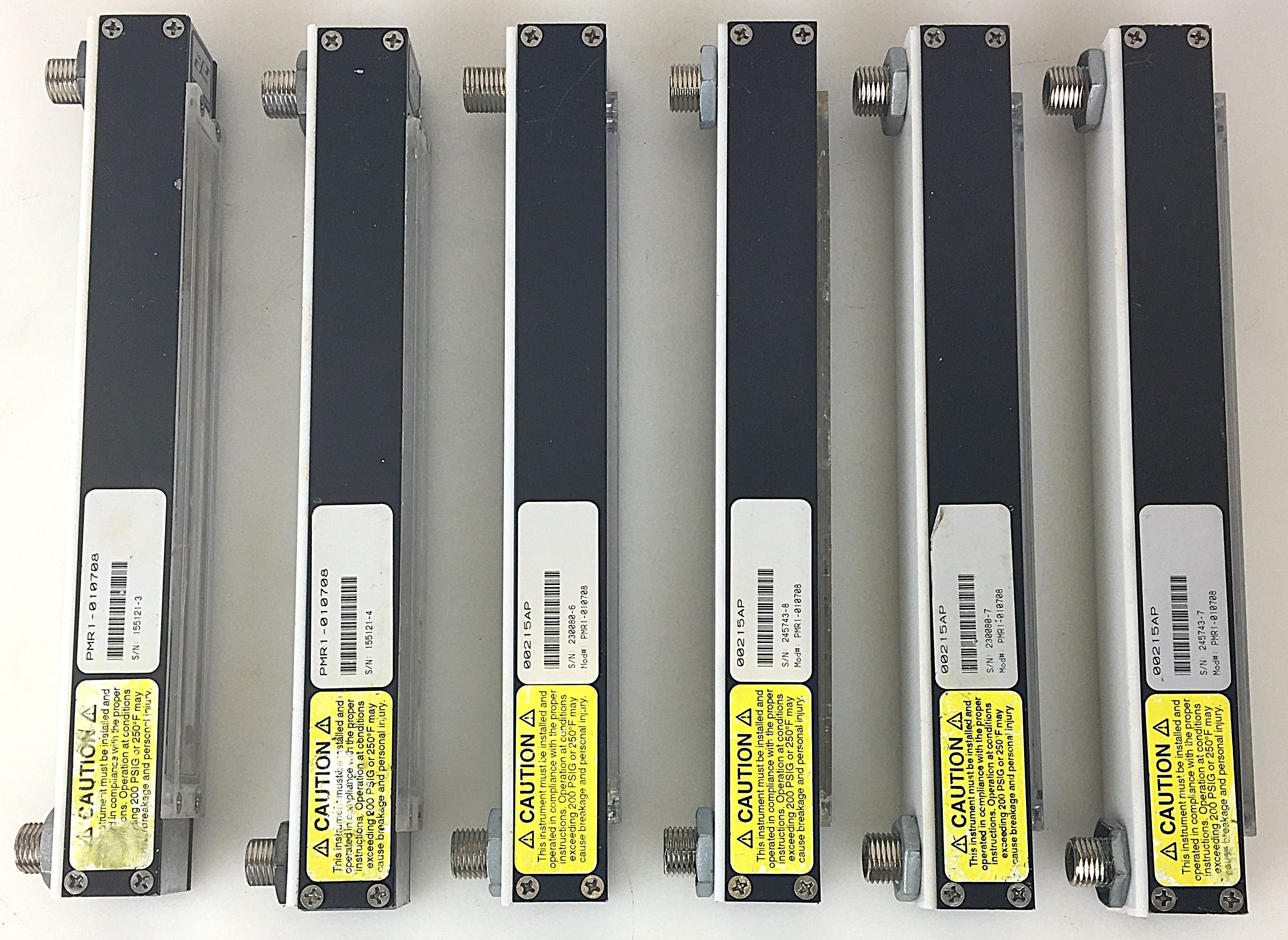 Used Cole-Parmer PMR1-010708 Variable Area Flow Meter (100mL/min)