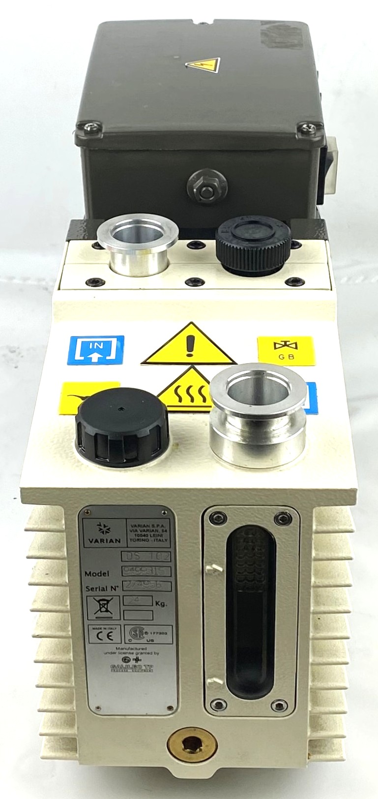 Used Varian (Agilent) DS 102 Rotary Vacuum Pump (3.5cfm)