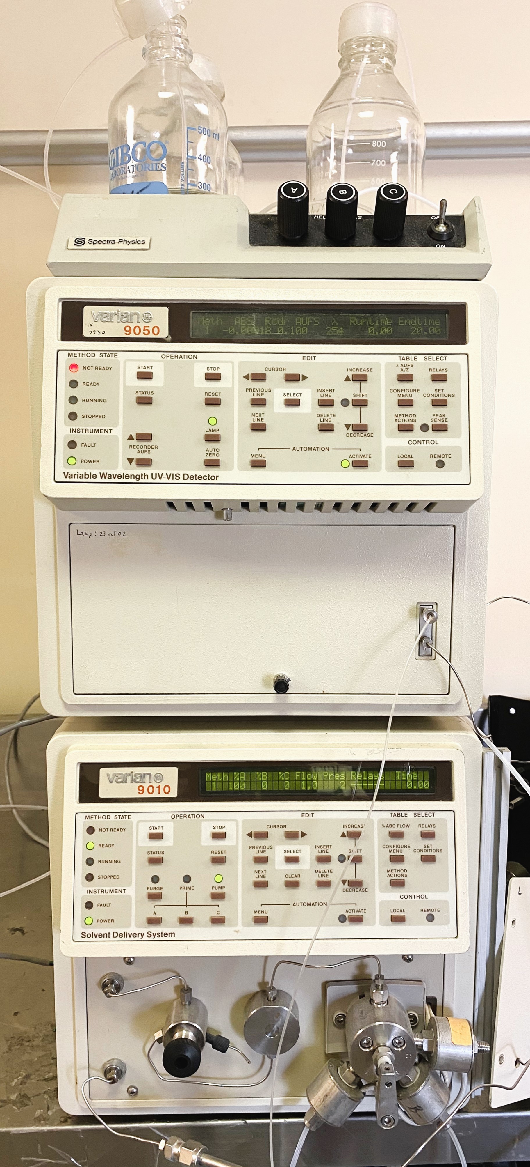 Used Varian 9000 Series UV-Visible HPLC System