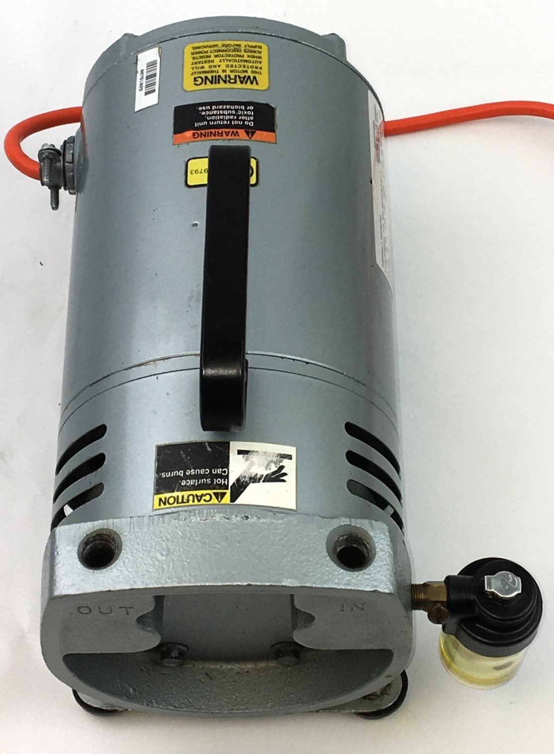 Used Gast 0323-G582EDX Rotary Vacuum Pump (5cfm)