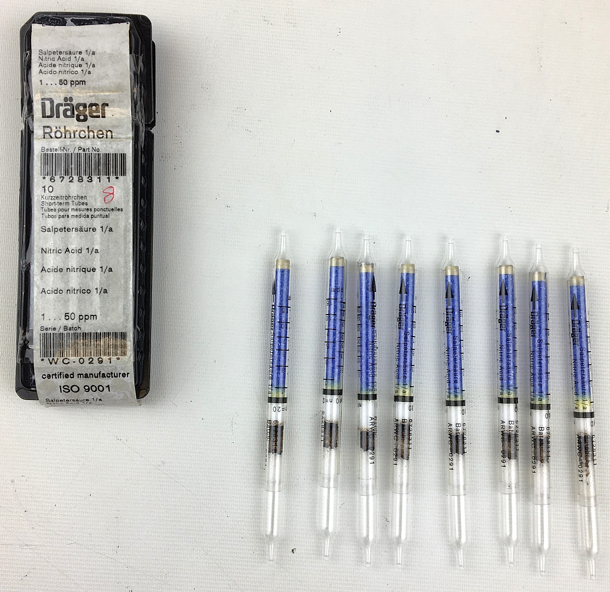 Used Draeger Model 31 Multi-Gas Detector Pump with Case and Assorted Tubes