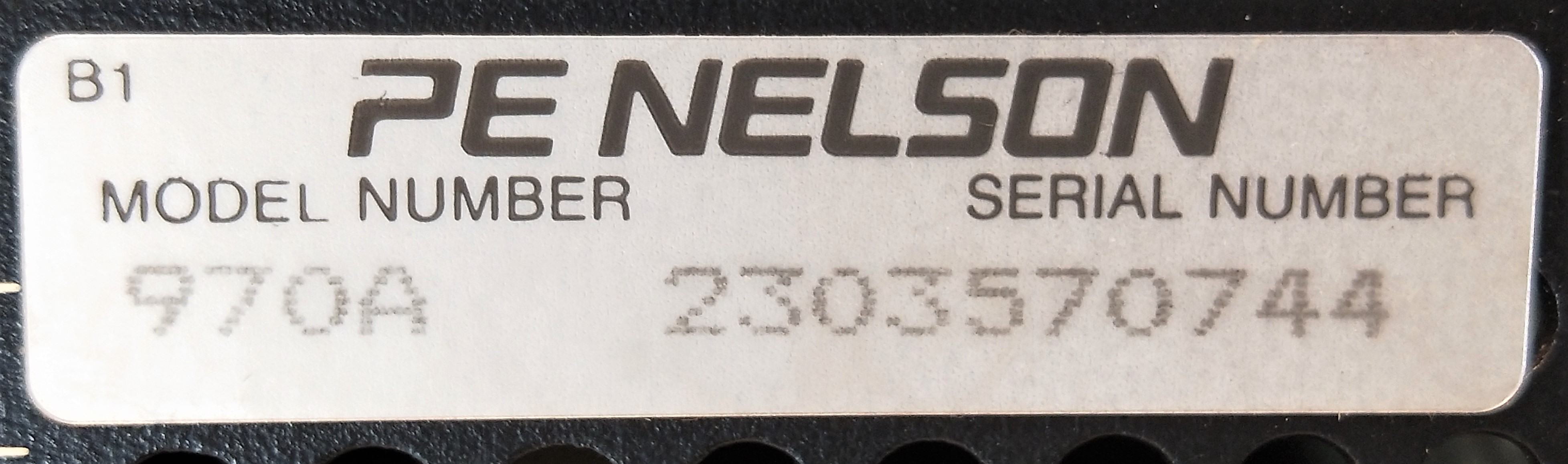 Used Perkin Elmer Nelson 900 Series Model 970A Interface