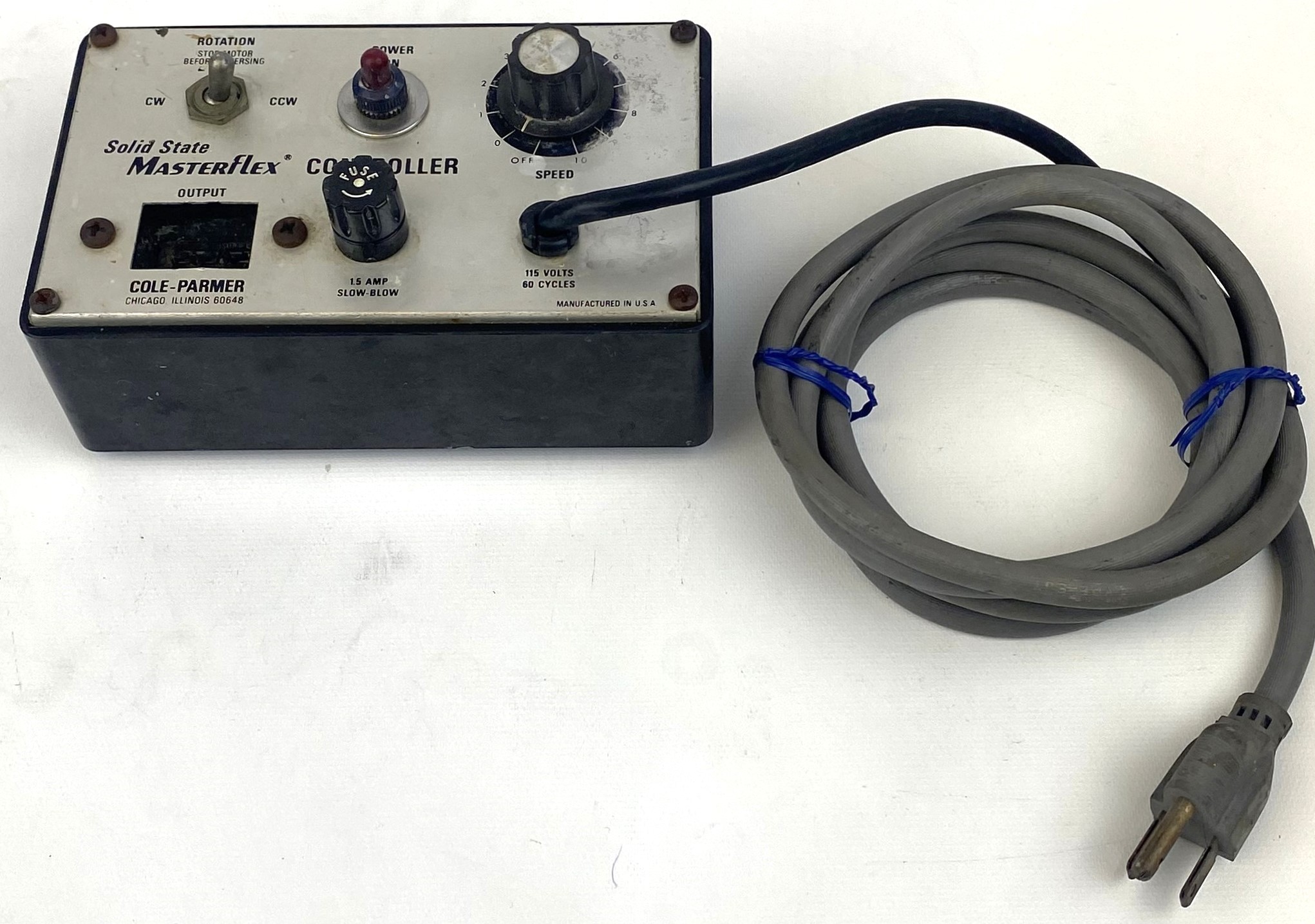 Used Cole-Parmer Masterflex Solid State Speed Control