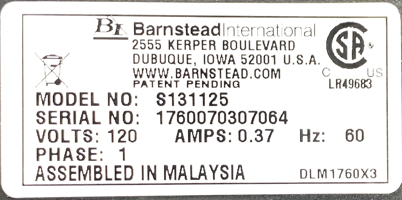 Used Barnstead Thermolyne Cimarec S131125 Magnetic Stirrer (7" x 7" Plate)